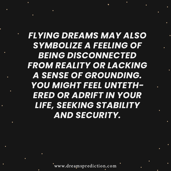 Negative Dream Meanings Of Flying