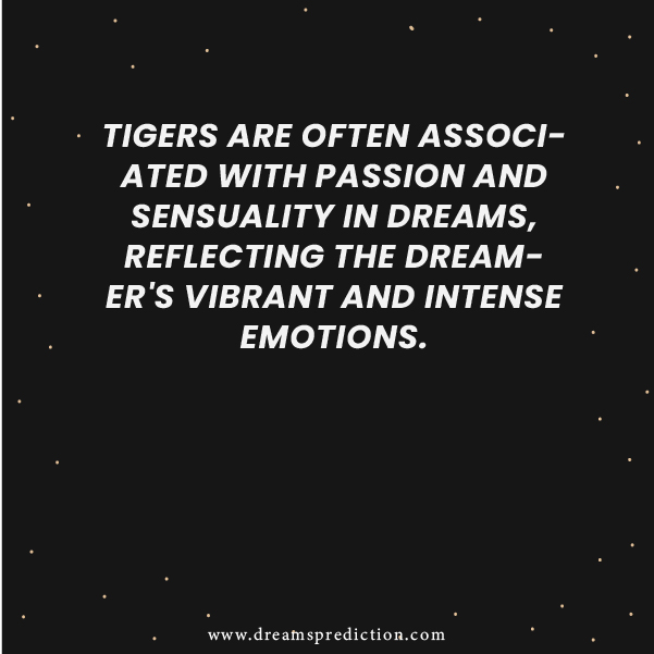 Negative Meanings About Tiger In Dreams