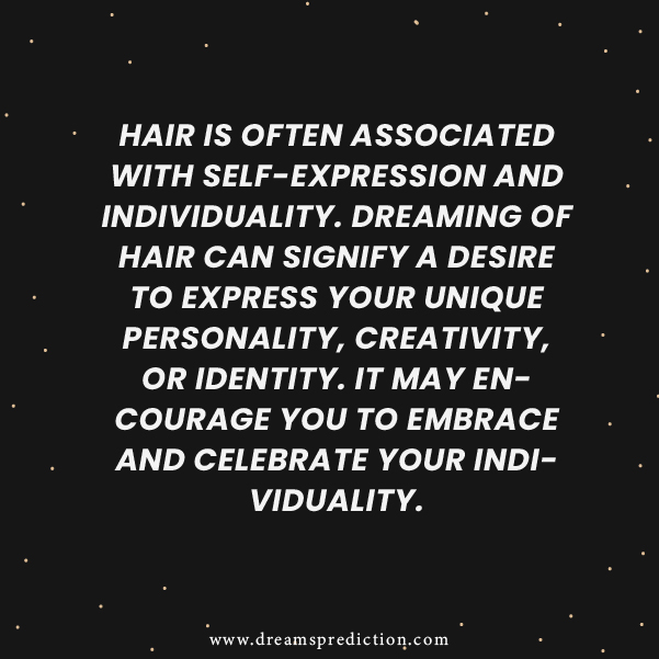 Negative Meanings Of Dreams About Hair