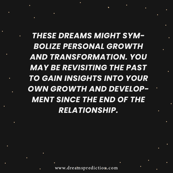 Negative Meanings about Dream Meaning Of Ex Boyfriend