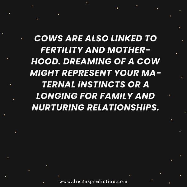 Negative Meanings about Dream Of Cow