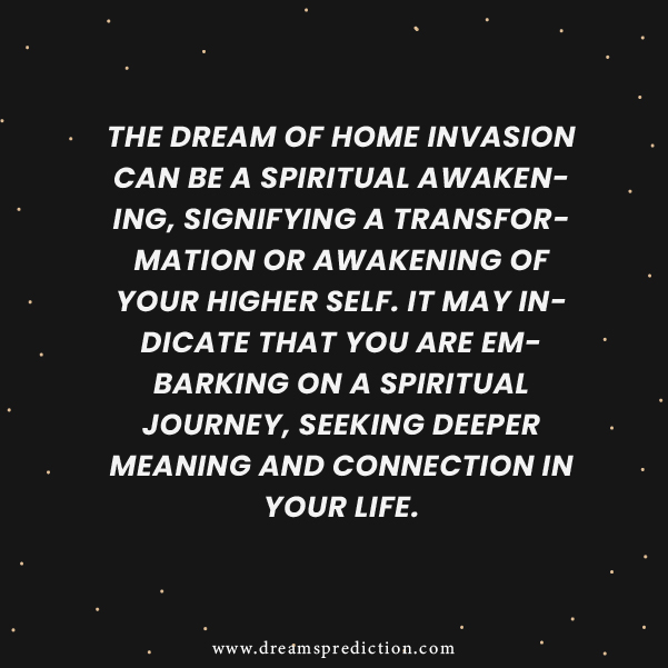 Negative Meanings about Dream of Home Invasion