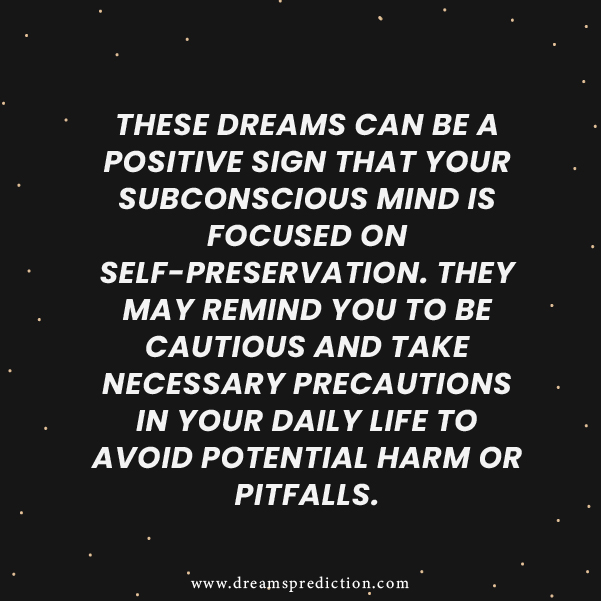 Negative Meanings about Dreams Of Escaping Danger