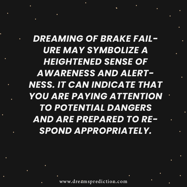 Negative Meanings of Dream About Car Brakes Not Working