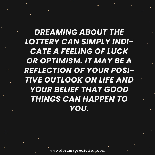 Negative Meanings of Dream About Lottery