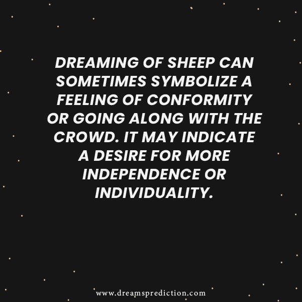 Negative Meanings of Dream About Sheep