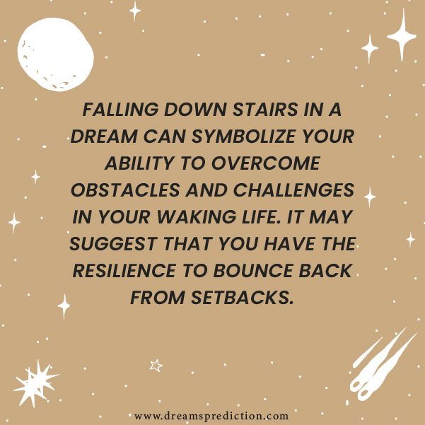 Positive Meanings About Dream Of Falling Down Stairs