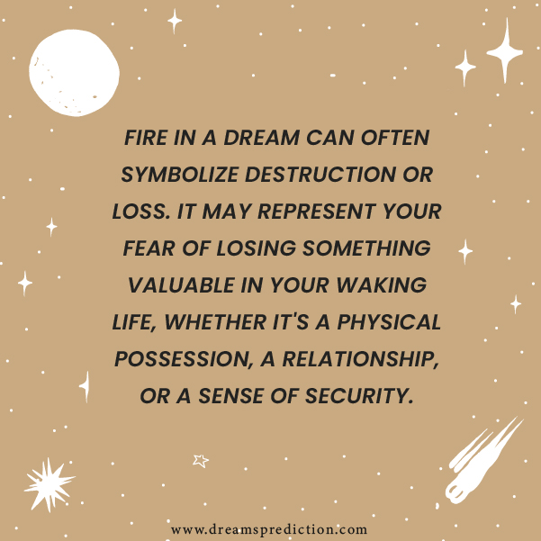 Positive Meanings Of Dreams About Fire