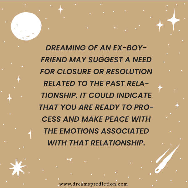 Positive Meanings about Dream Meaning Of Ex Boyfriend