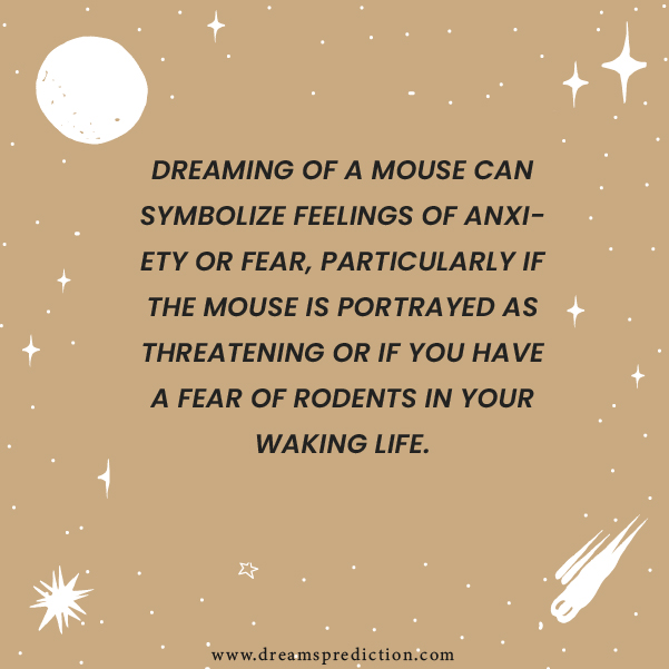 Positive Meanings about Dream Of A Mouse