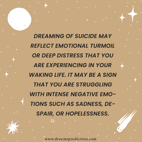 Positive Meanings about Dream of Suicide