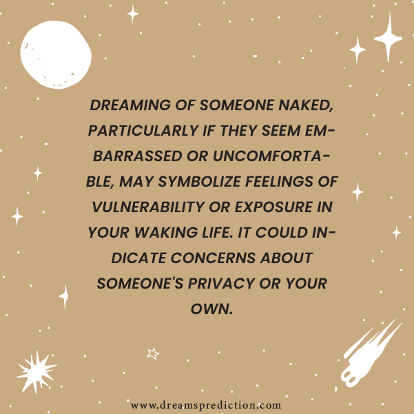 Positive Meanings about Dreaming Of Someone Naked