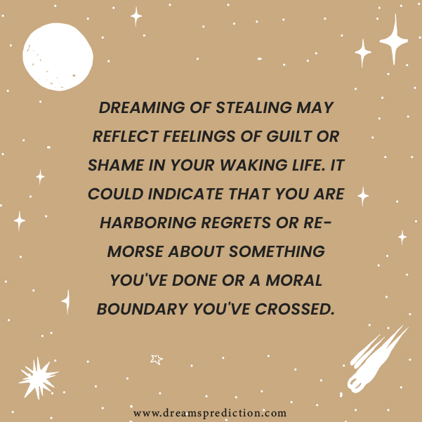 Positive Meanings about Dreams of Stealing