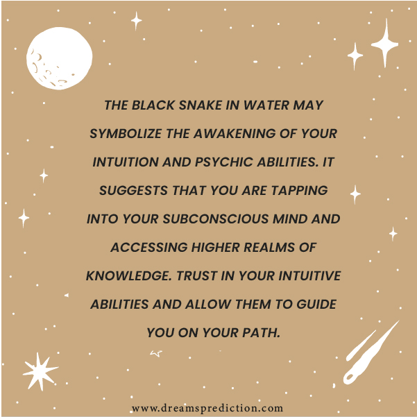 Positive Meanings of Dream About Black Snake