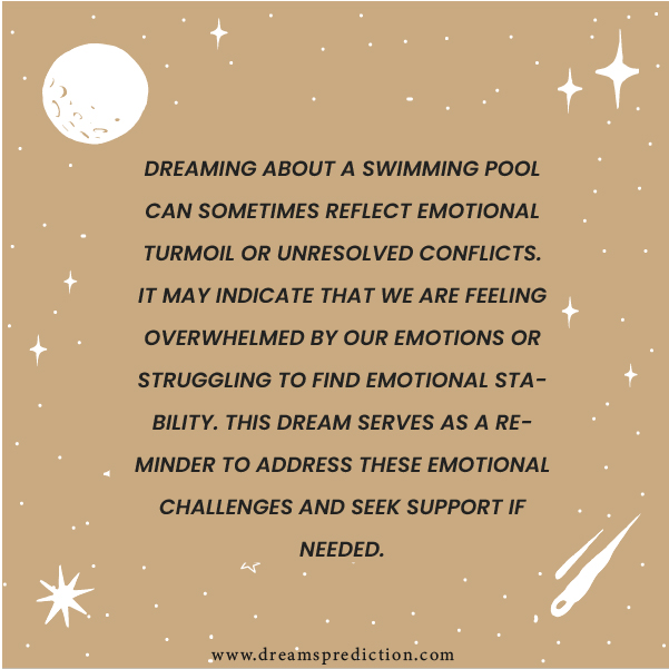 Positive Meanings of Dream About Swimming Pool