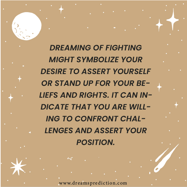 Positive Meanings of Dreams About Fighting