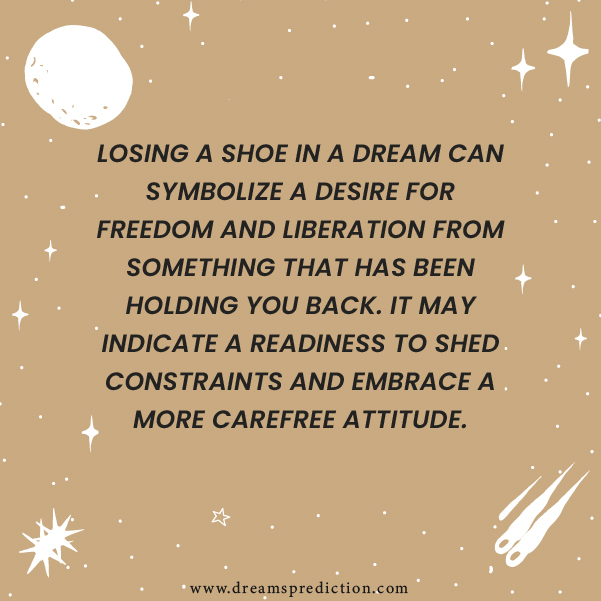 Positive Meanings of Lost Shoe Dream