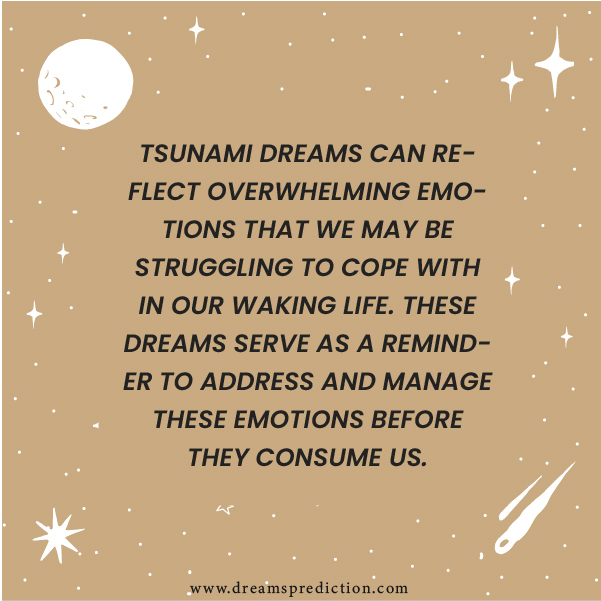 Positive Meanings of Tsunami Dreams