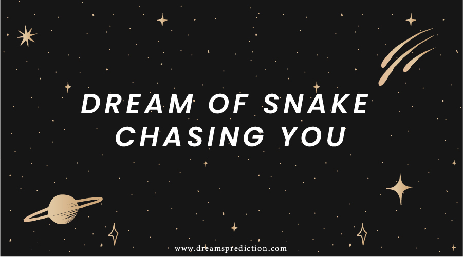 Dream Of Snake Chasing You